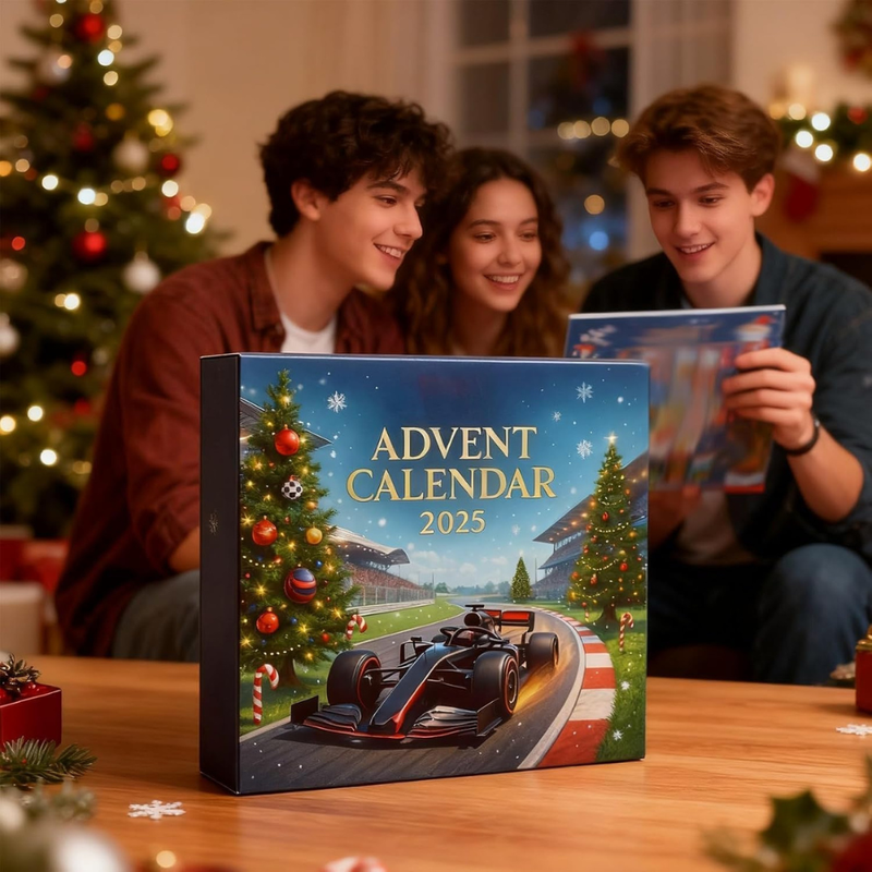 RaceCountdown™ – 2025 Advent Calendar for Racing Fans & Collectors