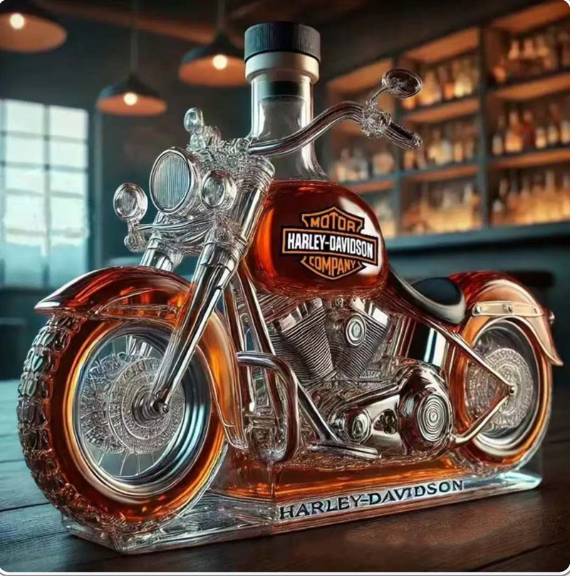 IronRide™ – Limited Edition Motorcycle Whiskey Decanter