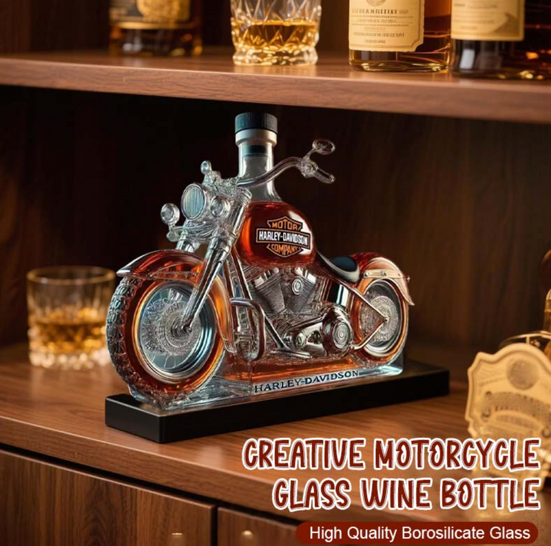 IronRide™ – Limited Edition Motorcycle Whiskey Decanter