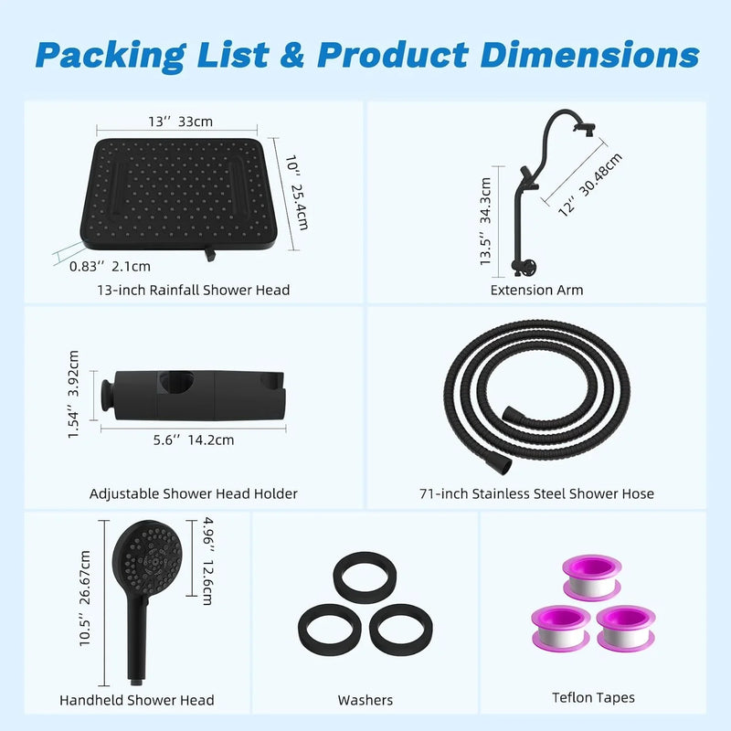 AquaZen™ – Household Shower Head Set